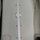 Hanke 28 Inch Luggage with Cup Holder and Charge, Top Opening Hard Shell Suitcases with Wheels and Dividers, Aluminum Frame Trunk Luggage Extra Large Suitcase with Lock for Travel, Smoke White