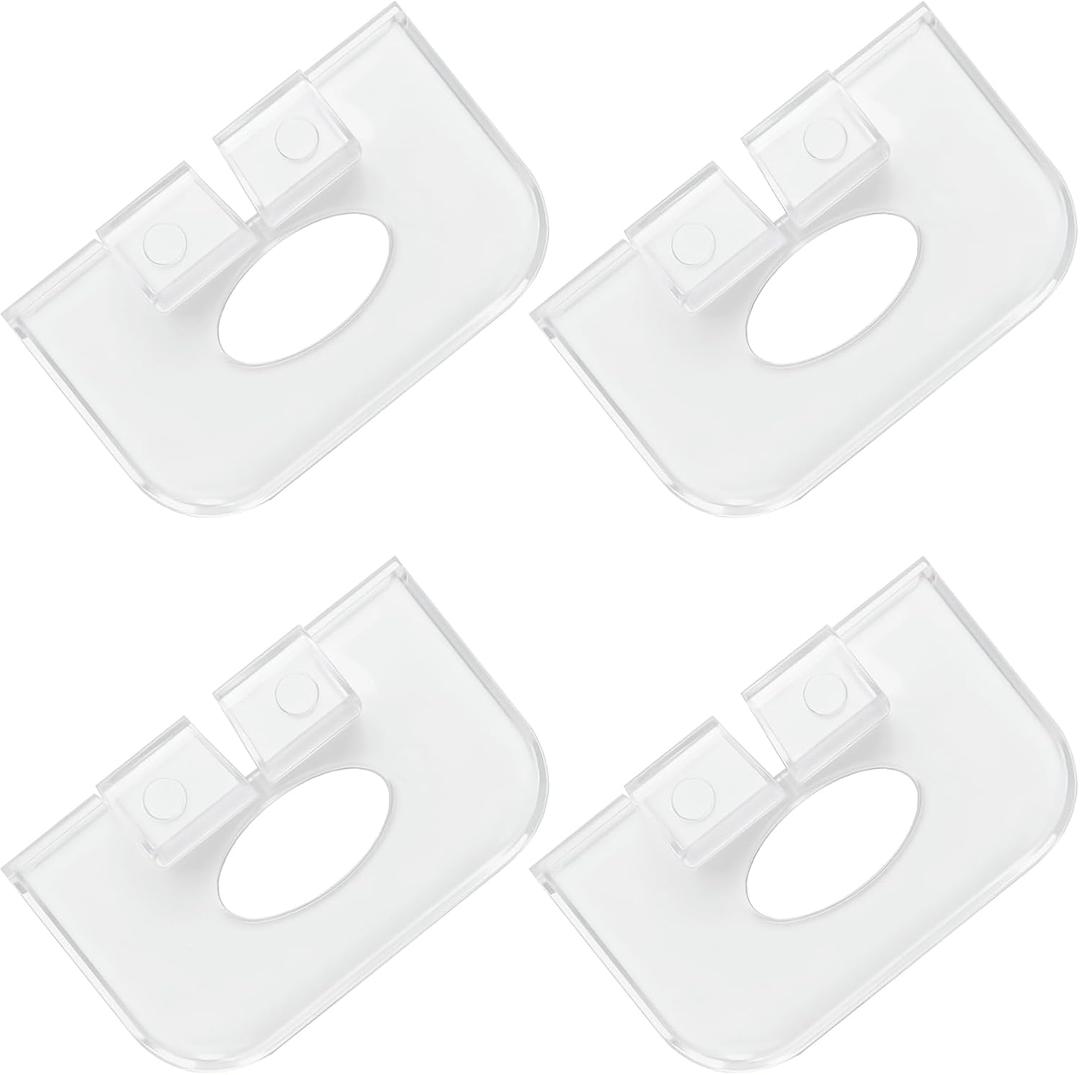 4 Pack Shade Lift Handles, Compatible Graber Bali Springs Cordless Honeycomb Shade Lift Handles Replacement Parts, Blind Pulls Replacement Handle (Made After 2015 Fits 3/4" Pleat)