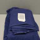 Elvana Home Ultra Soft 6 Pack Cotton Towel Set, Contains 2 Bath Towels 28x55 inch, 2 Hand Towels 16x24 inch & 2 Wash Coths 12x12 inch, Ideal Everyday use, Compact & Lightweight - Navy Blue