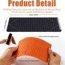 Flexible Silicone Phone Stand with Aluminum,Adjustable Foldable Silicone Phone Stand, Portable Multi-Angle Anti-Slip Holder for Phones, Tablets, Rollable Design for Home or Office (Black)