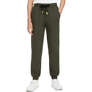 PATPAT Boys Sweatpants Joggers Lightweight Athletic Pants Green 9-10Y (Black)