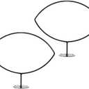 WHAMVOX 5Pcs Wall Mounted Iron Football Rack Durable Wall Ball Holder for Soccer Rugby Volleyball Display and Storage Organizer for Sports Equipment