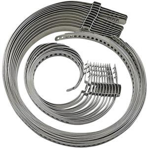 CV Boot Clamp Kit - Stainless Steel Universal Adjustable Axle Boot CV Joint Bands Drive Axle Shaft Joint Crimp Clamps 24Pcs(12pcs Large+ 12pcs Small)