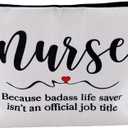 Nurse Gifts for Women Girls Nurse Makeup Bag Gifts for Nursing Nurse Christmas Gifts for Nurse Student Graduation Gifts for Nurse Practitioner Gifts for Friend Nursing Student Makeup Cosmetic Bag