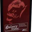 Ambiance Gallery Wood 1.5" Deep Picture Frames - Single 16"x20" Black Wood Frame, Shatter-Resistant Acrylic Glazing & MDF Backing, Horizontal or Vertical Wall Display
