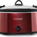 Crock-Pot 6-Quart Cook & Carry Oval Manual Portable Slow Cooker, Red - SCCPVL600-R
