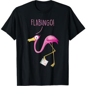 Flabingo! Lucky Player Bingo Player Bingo Addict T-Shirt Small