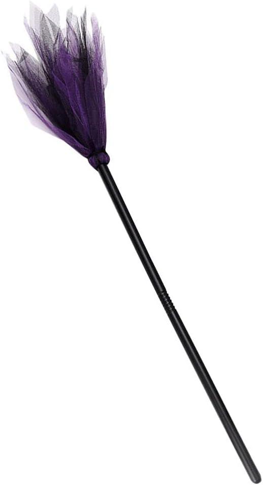 VALICLUD Halloween Witch Broom Props Kids Witch Broomstick Halloween Broomstick Witch Costume Accessories (1pcs)