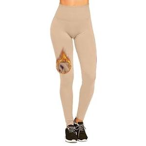 Hi Clasmix Fleece Lined Leggings Women - Seamless Thermal Winter High Waisted Tummy Control Thick Warm Yoga Pants : Clothing, Shoes & Jewelry S-M