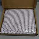 Amazon Basics Lightweight Microfiber 3-Piece Bed Sheet Set, Twin XL, Plum, Printed (Plum Gradient Dot Line)