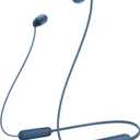 Sony WI-C100 Wireless in-Ear Bluetooth Headphones with Built-in Microphone, Blue
