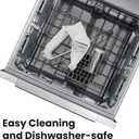 Cheese Grater with Handle, Rotary Cheese Grater,Vegetable, Chocolate, Hard Cheese & Nut Grater,White