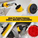 Holikme 22Pack Drill Brush Attachments Set,Scrub Pads & Sponge, Buffing Pads,Power Scrubber Brush,Car Polishing Pad Kit,Wax Applicator Pad,Car Cleaning Kit,Masonry Brushes,Cleaning Supplies