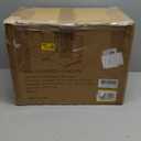 Portable Folding Stadium Chair with Back Support (2 Pack, Black)