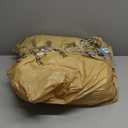 RYB HOME Grayish White Blackout Sliding Glass Curtain, Thick Textured Linen Look Room Divider Curtain with Anti Rust Grommet, Extra Wide Thermal Insulated Patio Curtain, W100 x L84, 1 Panel