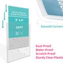 Binditek 200 Pack 3" x 4" Hard Plastic Card Protectors and Sleeves Bundle, Includes 100 Rigid 35PT Card Protectors and 100 Penny Sleeves for Sports, Trading, Baseball, Football