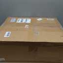5 Tier Over The Fridge Shelf for Dorm Wheels 8 Hooks and 5 PVC Pads Black