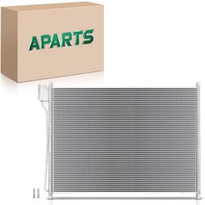 Aparts Air Conditioning A/C Condenser Compatible with Ford F-350 Super Duty 7.3L 1999-2003,F-250 Super Duty 7.3L 1999-2003,F-250 Super Duty 6.0L 2003-2007,F-350 Super Duty 6.0L 2003-2007 & More
