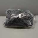 NICETOWN Bathroom Blackout Thermal Curtains and Drapes, Black Solid Thermal Insulated Grommet Blackout Drapery Panels for Window (2 Panels, 42 inches Wide by 68 inches Long, Black)