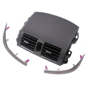 ZONFANT Center Dash A/C Outlet Air Vent Panel And Upper Dashboard Cover Strips Trim Left & Right, Compatible With Toyota Vehicle 2008-2013 Corolla, Replace#55670-02160 55663-02060 55436-02150