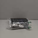 H.VERSAILTEX Black Bathroom Rug Set Bath Mats for Bathroom Floor, Super Thick Soft Shaggy Chenille Bath Mats Machine Washable, Dry Fast Water Absorbent Bath Mats(17" x 24")