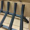 Steel Grate,3/4" Thick,21",5-Bar, Black