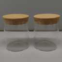 DNIENKGE Airtight Glass Storage Containers with cork Lid, for Kitchen Pantry Organization and Storage jar，Ideal for Coffee Beans Snacks Flour Cereal Sugar Tea 16oz. 