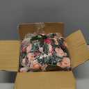 8Pcs 63Ft Burgundy Rose Garland, Fake Flower Vines, Artificial Vine Flowers, Rose Hanging Garland for Party Wedding, Garden, Room Table, Christmas, Backdrop Wall Arch Decor