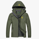 GIISAM Mens Windproof Jacket Waterproof Lightweight Mountain Sport Jacket for Men Hooded Windbreaker Raincoat, Medium