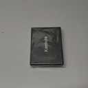 Men's Slim RFID Wallet: Leather Ultra Thin Billfold for 14 Cards with Hidden AirTag Holder, Cash Pocket & Gift Box, Black