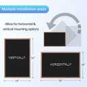 Magnetic Chalkboard for Wall 36x24 Inch, Large Blackboard with Natural Wood Frame for Home, Office, Classroom, Kitchen or Kids