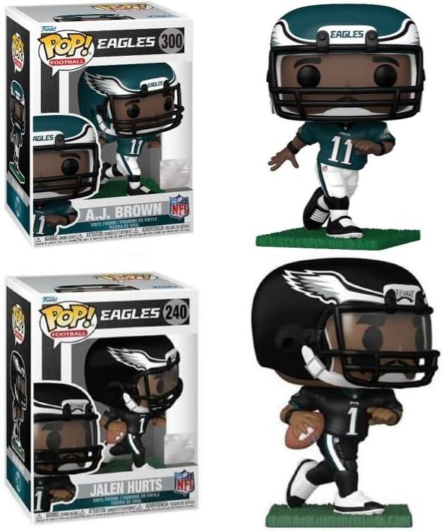 Funko AJ Brown/Jalen Hurts (Philadelphia Eagles) NFL Pop! Combo (2)