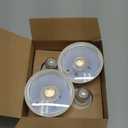 (Short Neck) PAR30 Dusk to Dawn LED Flood Light Bulb, Photocell Sensor Bulb,10W Equivalent 75W,1100Lm,5000K,E26 Base,IP65 Waterproof for Outdoor Porch Light, 4 Pack