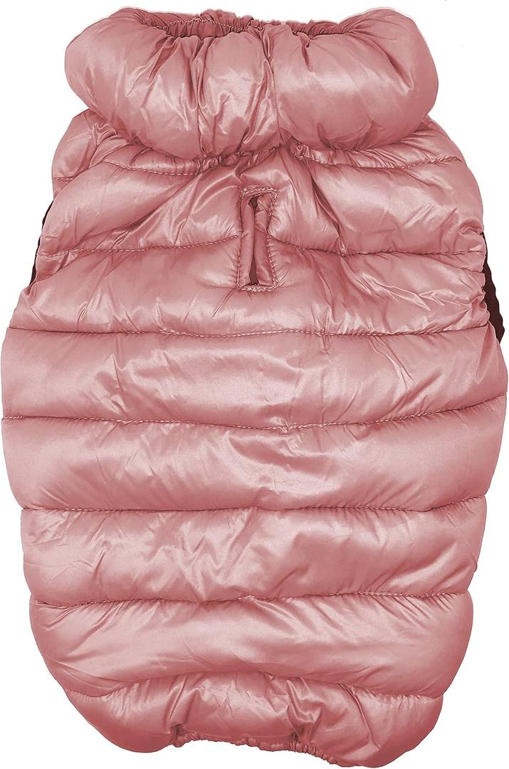 Pet Life Pursuit Quilted Ultra-Plush Thermal Dog Jacket, MD, Pink (Medium)