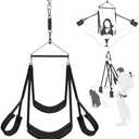 RNPFOR 360 Degree Sex Swing for Adults Couple Sex Toys Comfortable Adult Sex Restraining Set Adult Tools Bondage Restraints BDSM Set Adjustable Straps for Couples Lovers