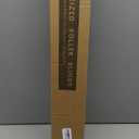 Allesin No Drill Motorized Blinds with Remote | Rechargeable Smart Blackout Roller Shades, Cordless Electric Window Blinds for Bedroom, Living Room, Home Office, Snow-Jacquard 28x72 Inches