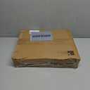 Homeiju Vinyl Record Storage, Record Box Case Crate, Vinyl Record Album Holder, Desktop Metal & Wooden LP Record Crate, Holds up to 60 RecordsPatent No.D1024563 (Rustic Brown Black (1 Pack))