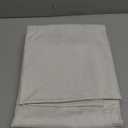 LAMIT 100% Blackout Natural Linen Curtains, 63 Inches Linen Textured Thermal Bedroom Curtains Back Tab and Rod Pocket Neutral Panels with White Liner for Farmhouse, 2 Panels, 52 x 63 Inch, Ivory