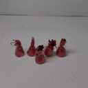 Beistle Metallic Plastic Wrapped Balloon Weight Holders For Birthday Party Decorations, Red - 6 Piece