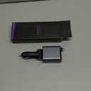 LISEN Retractable Car Charger, Gifts for Him Her, Cars Adapter USB C Fast Charger, Travel Essentials Car Accessories Gadgets for Men Women Gifts for iPhone 17 16 15 14 13 12 Pro Max, Samsung S26 S25 (Grey)