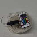 Lighting EVER Plug in Rope Lights with Small Tube, 1/4 in Pencil-Size, 100 LED Copper Wire String Lights in 33 ft Tube, Cool White 6000K, Thin Light Rope for Railing, Fence, Balcony, Not Connectable