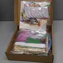 Super Bros Themed Party Decorations, Birthday Party Supplies Decorations Set-Plates Napkins Tablecloth Banners Fork etc for 20 Guests Kids Birthday (Set B)