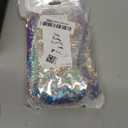 20FT/6M Christmas Tinsel Garland Iridescent Metallic Tinsel Twist Garland Glitter Foil Hanging Decoration for Xmas Tree Decoration Wedding Party Supplies (White)