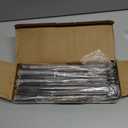 Urban Deco 12PK Table Number Holders Place Card Holders 12 Inch Table Card Holders Steel Card Holders for Photos, Food Signs, Memo Notes, Weddings, Restaurants, Birthdays (Nickel Black)