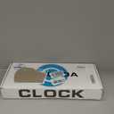 CHKOSDA LED Large Digital Wall Clock, Oversize Wall Clock with 6” Numbers, Remote Control Count up/Countdown Timer Clock, Auto Dimmer, Big Calendar and Thermometer(White)