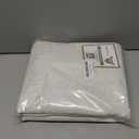 H.VERSAILTEX Semi Sheer Curtains 108 inches Long Linen Curtains, 2 Pack Ultra Luxurious Linen Elegant Curtain Panels, Light Filtering Privacy Panels Drapes, Tab Top Curtain Set, Heathered Natural