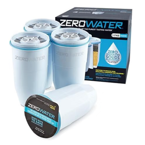 Zerowater Official Replacement Filter  5Stage 0 Tds Filter Replacement  System Iapmo Certified To Reduce Lead, Chromium, And Pfoa/Pfos, 2Pack