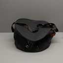 Round Hat Box, Stackable Felt Hat Boxes for Women Storage, Foldable Premium Hat Travel Case with Dustproof Lid, Space Saving Hat Organizer (Grey)