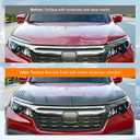 powoq Hood Deflector Compatible with 2017-2020 Honda Ridgeline Deflector 2016-2022 Pilot Shield 2019-2021 Passport Hood Protector Replacement for 2017-2020 Honda Ridgeline Accessories