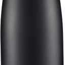 HASLE OUTFITTERS 17oz Stainless Steel Water Bottles, Vacuum Insulated Water Bottles Double Walled Reusable Metal Sports Water Bottles Keep Drinks Hot and Cold, Black, 1Pack